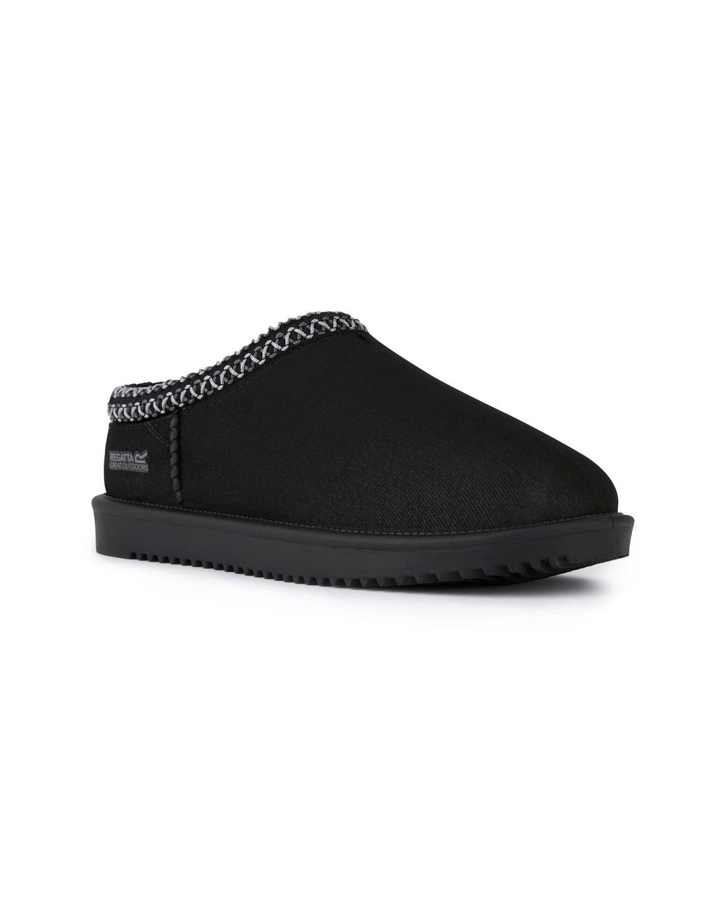 Regatta Black Risley Mule Waterproof Lifestyle Shoes