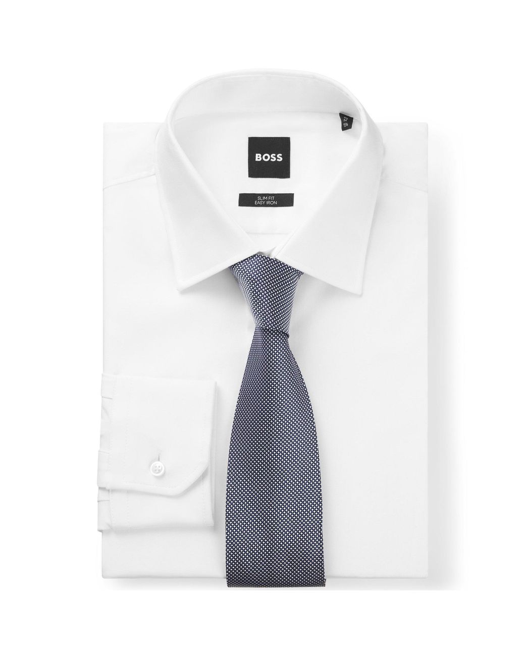 Boss Gray H-Tie Cm 7.5 One 10277192 01 for men