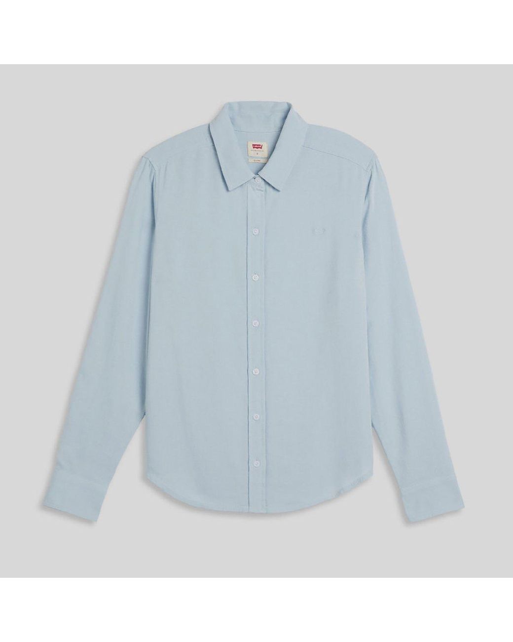 Levi's Blue Long Sleeve Oxford Shirt
