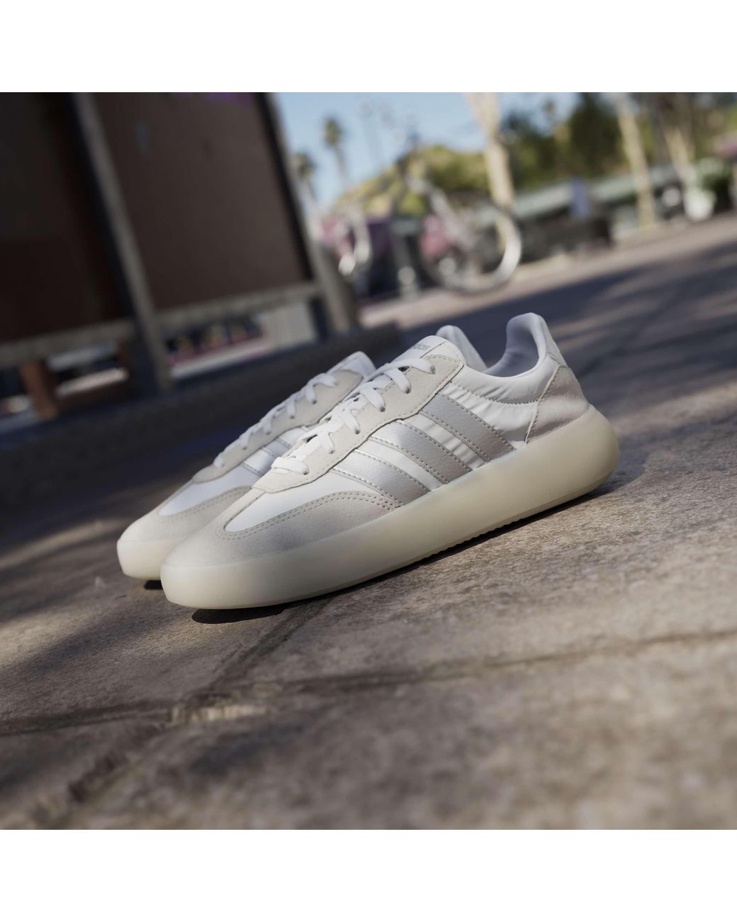 Adidas White Barreda Decode Shoes