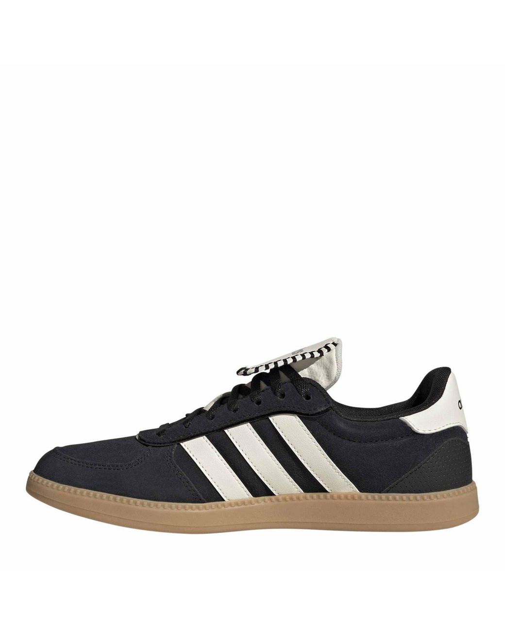 Adidas Blue Breaknet Sleek Suede Low-Top Trainers