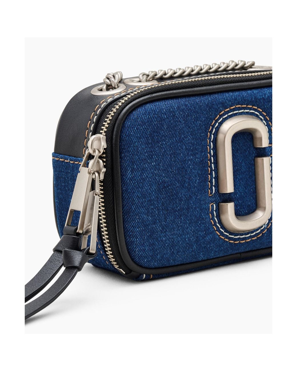 Marc Jacobs Blue Denim Snapshot Camera Bag