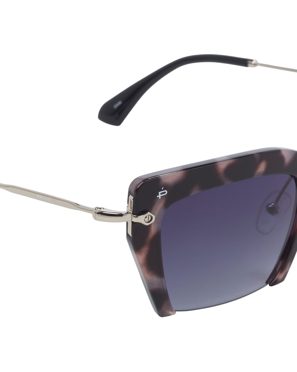 Privé Revaux Metallic Adults The Socialite Round Sunglasses