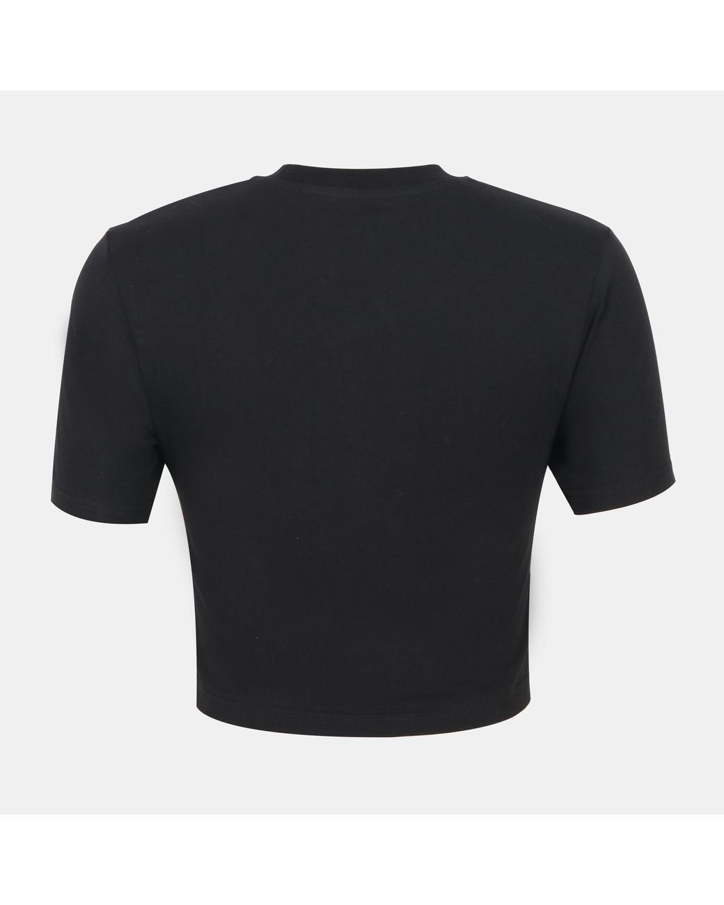 PRETTY BOY UGLY WORLD Black Cotton Short Sleeve Slim Fit Baby Tee