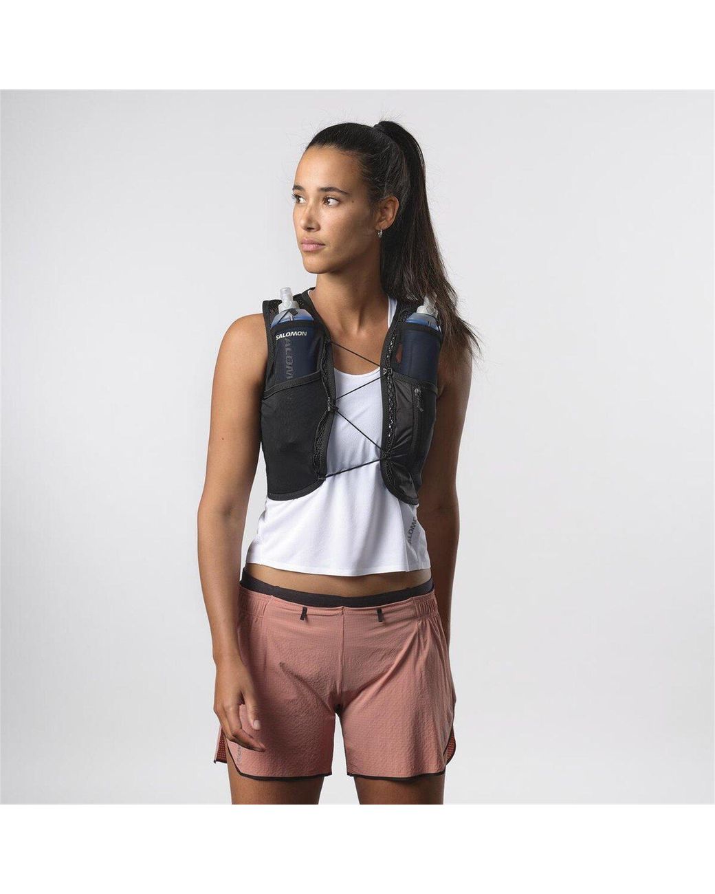 Salomon Gray Active Skin 4L Running Vest