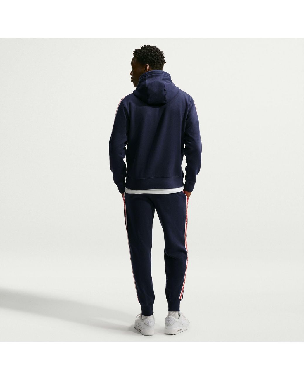 Nike Blue Tape Fleece Joggers for men