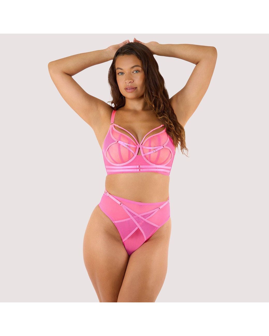 Playful Promises Pink Eddie Crossover Balconette Bra