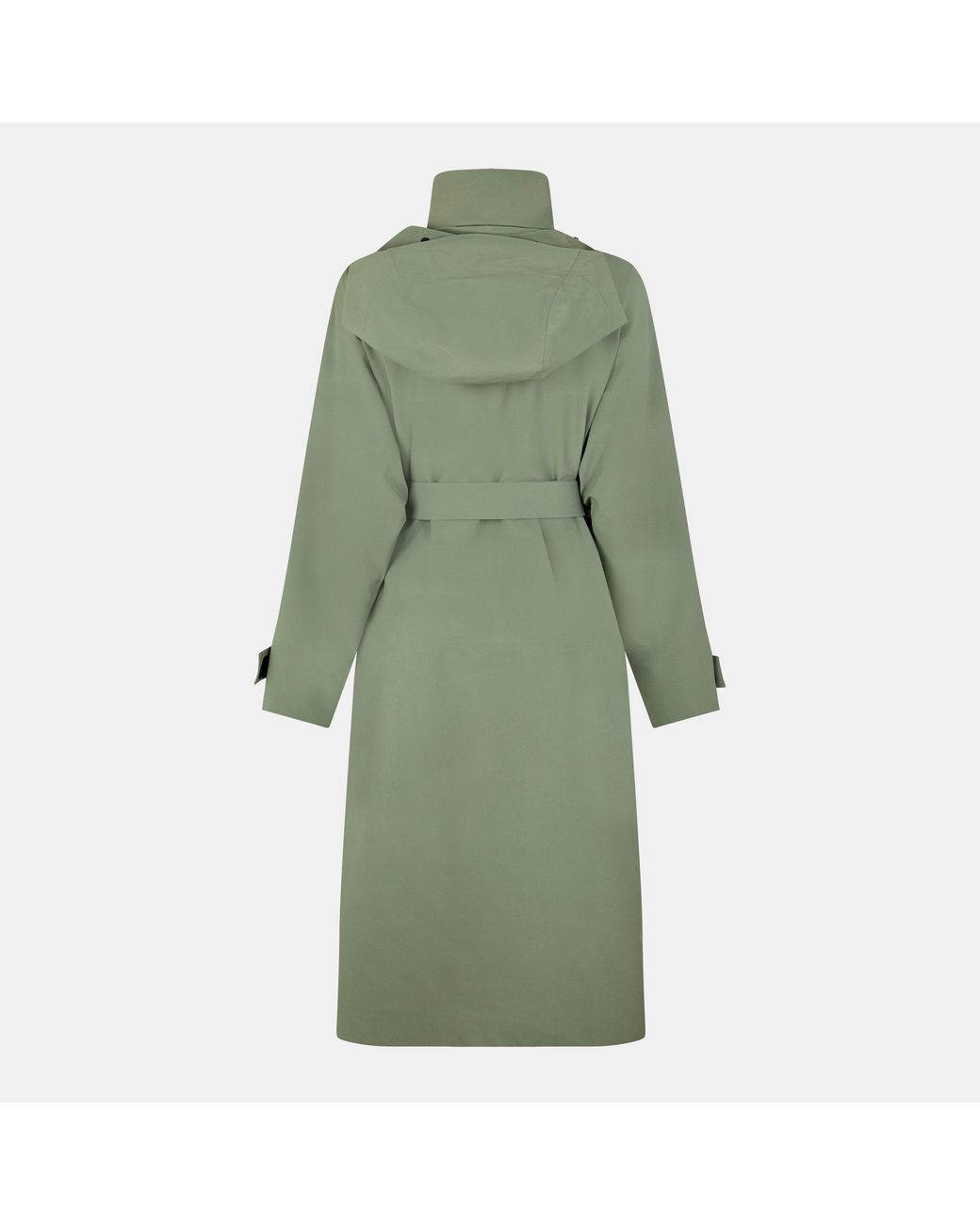Lacoste Green Waterproof Packable Long Sleeve Oversized Fit Rain Anorak