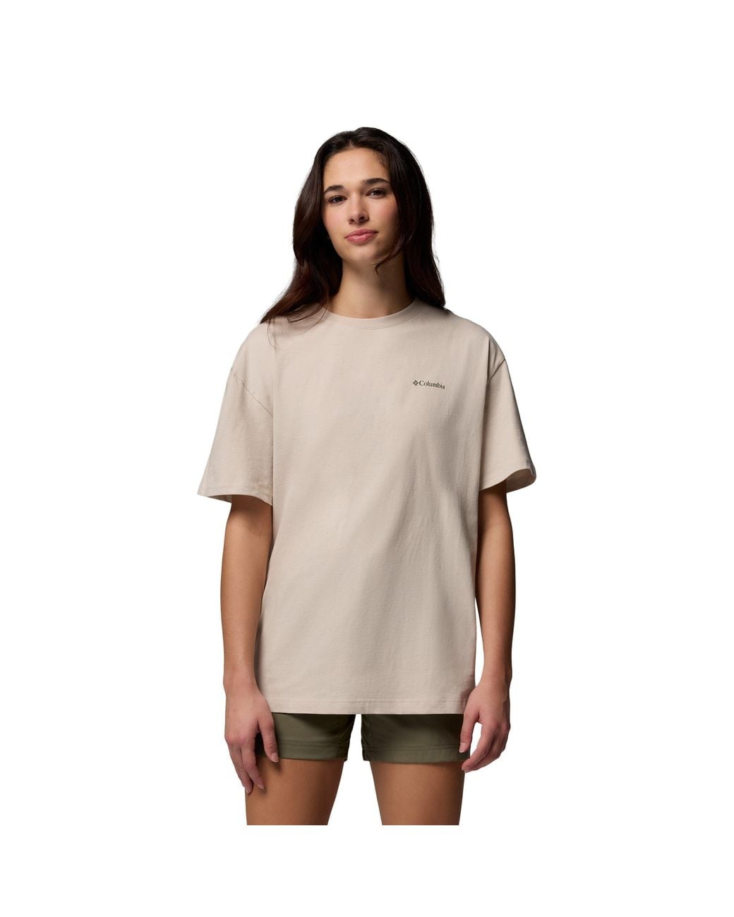 Columbia Brown Oversized T-Shirt