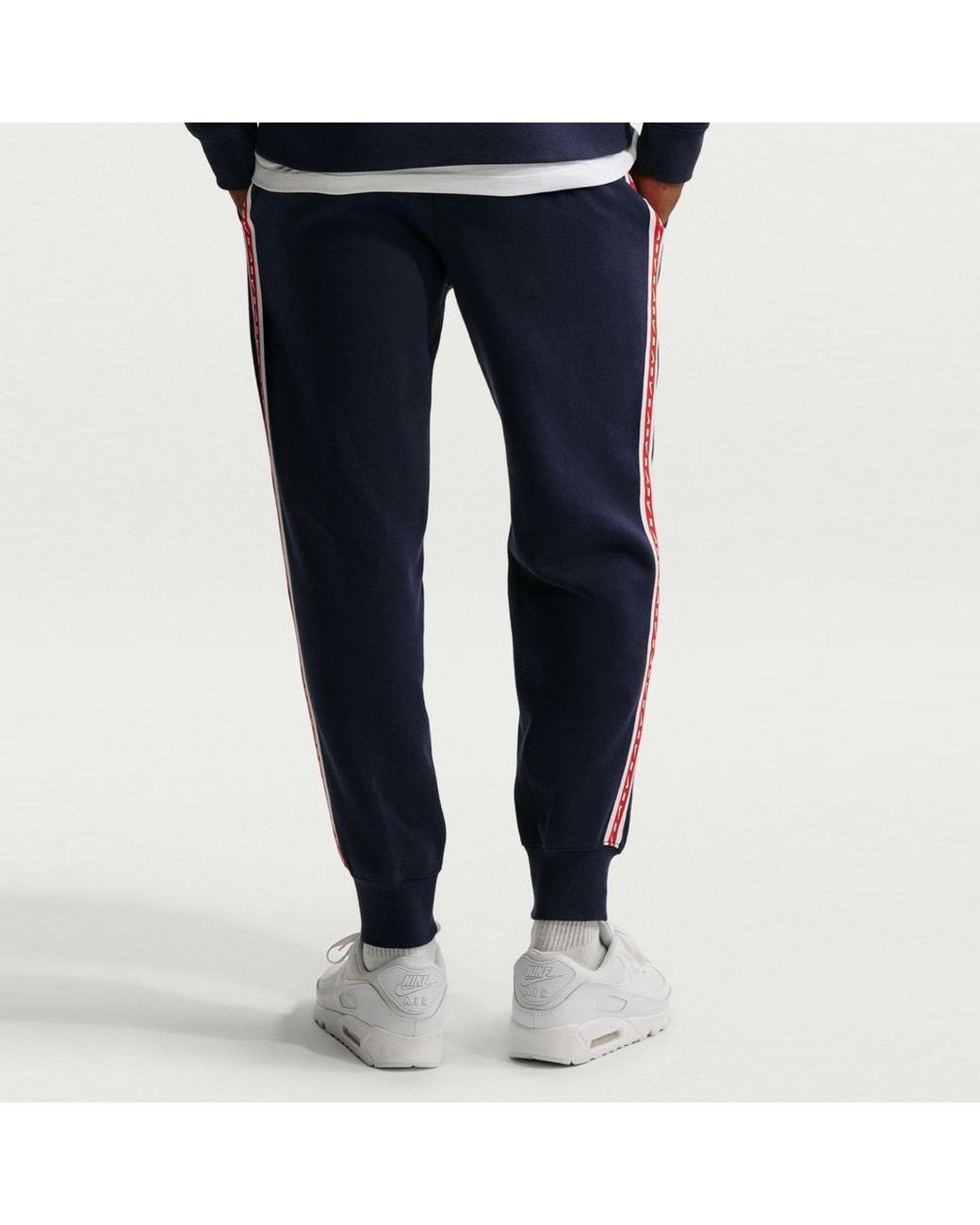 Nike Blue Tape Fleece Joggers for men