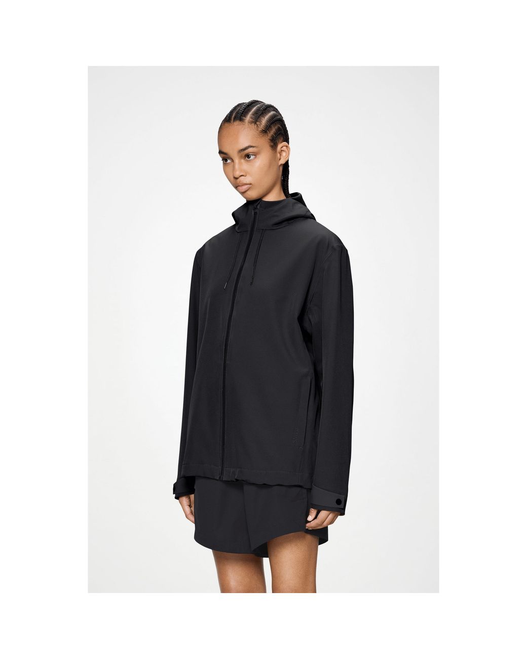 Rains Black Suva Softshell Waterproof Jacket