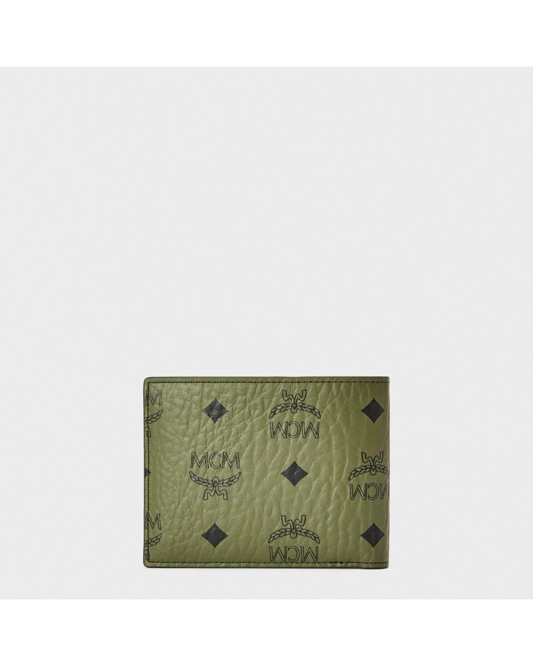 MCM Green Billfold Wallet for men