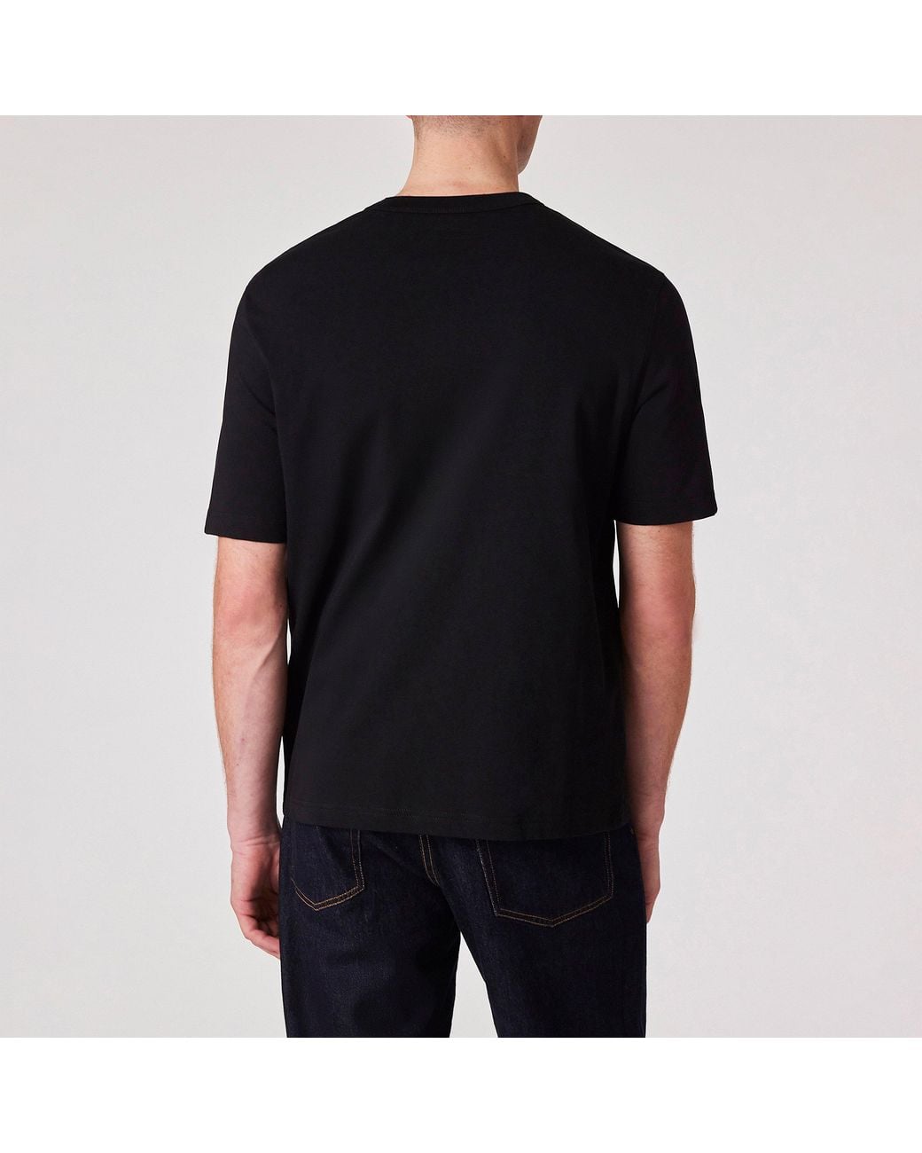 Paul Smith Black Skull Graphic Print T-Shirt for men