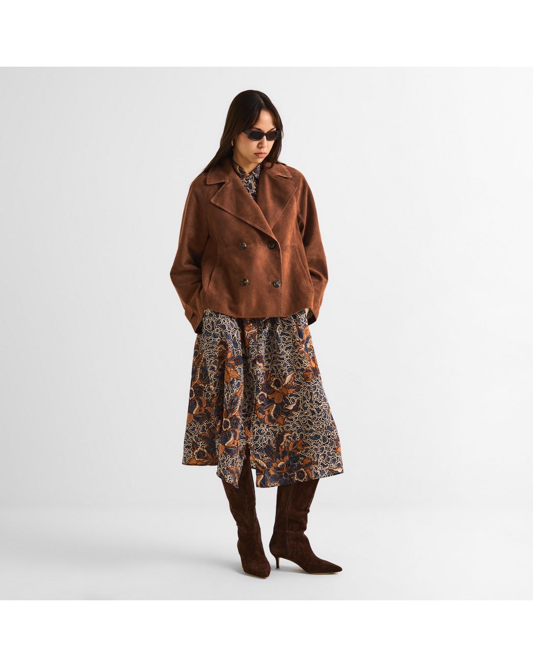 Weekend by Maxmara Brown Leather Jacket