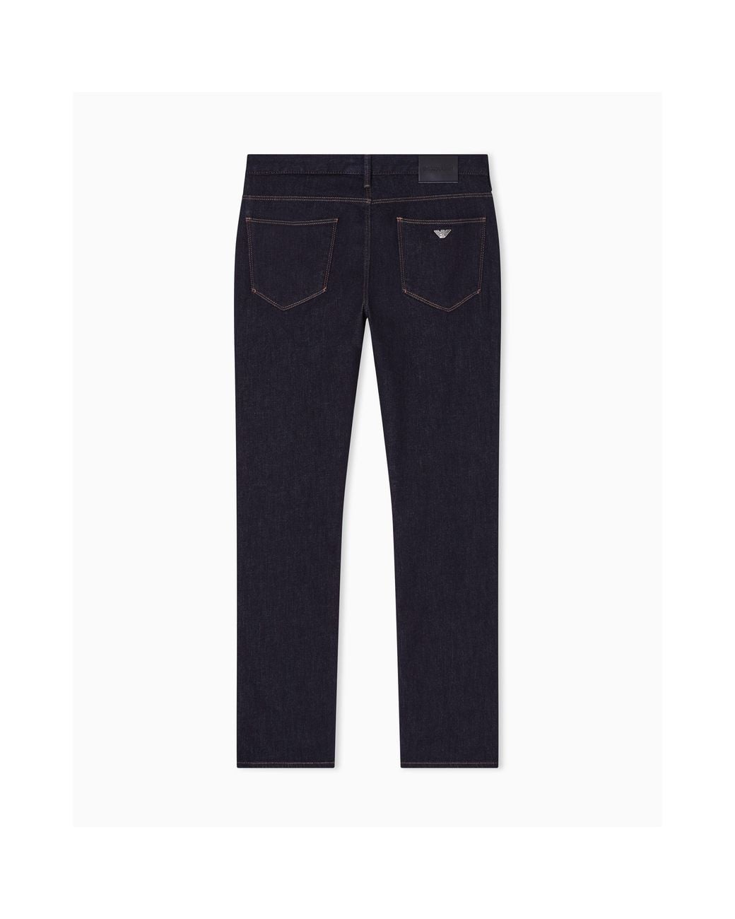 Emporio Armani Blue J06 Slim-Fit Trousers for men