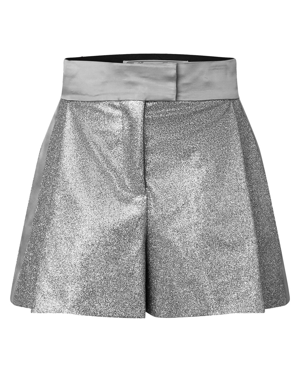 Off-White c/o Virgil Abloh Gray Off Metallic Bermuda Shorts