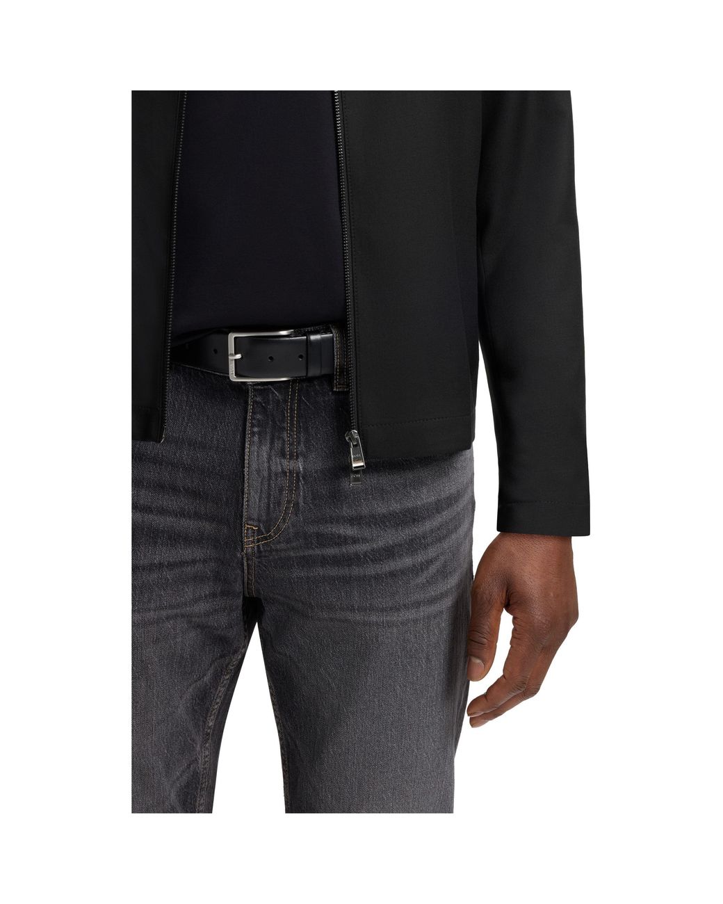 Boss Black Logo Belt for men