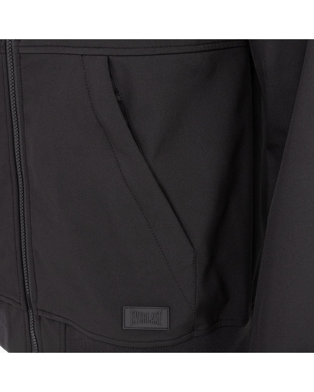 Everlast Black Weather-Resistant Hooded Long Sleeve Varsity Jacket for men