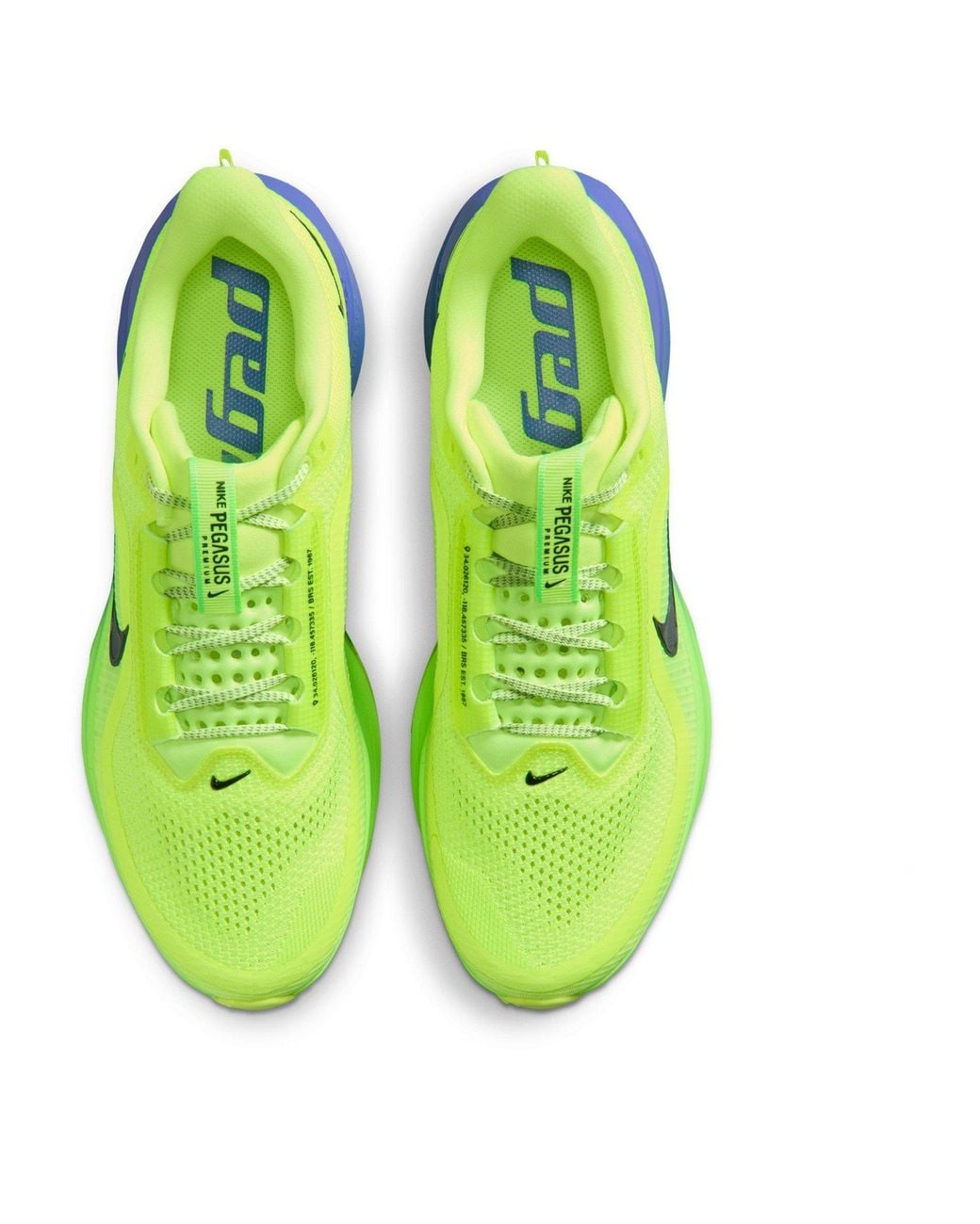 Nike Green Pegasus Premium Road Running Shoes for men