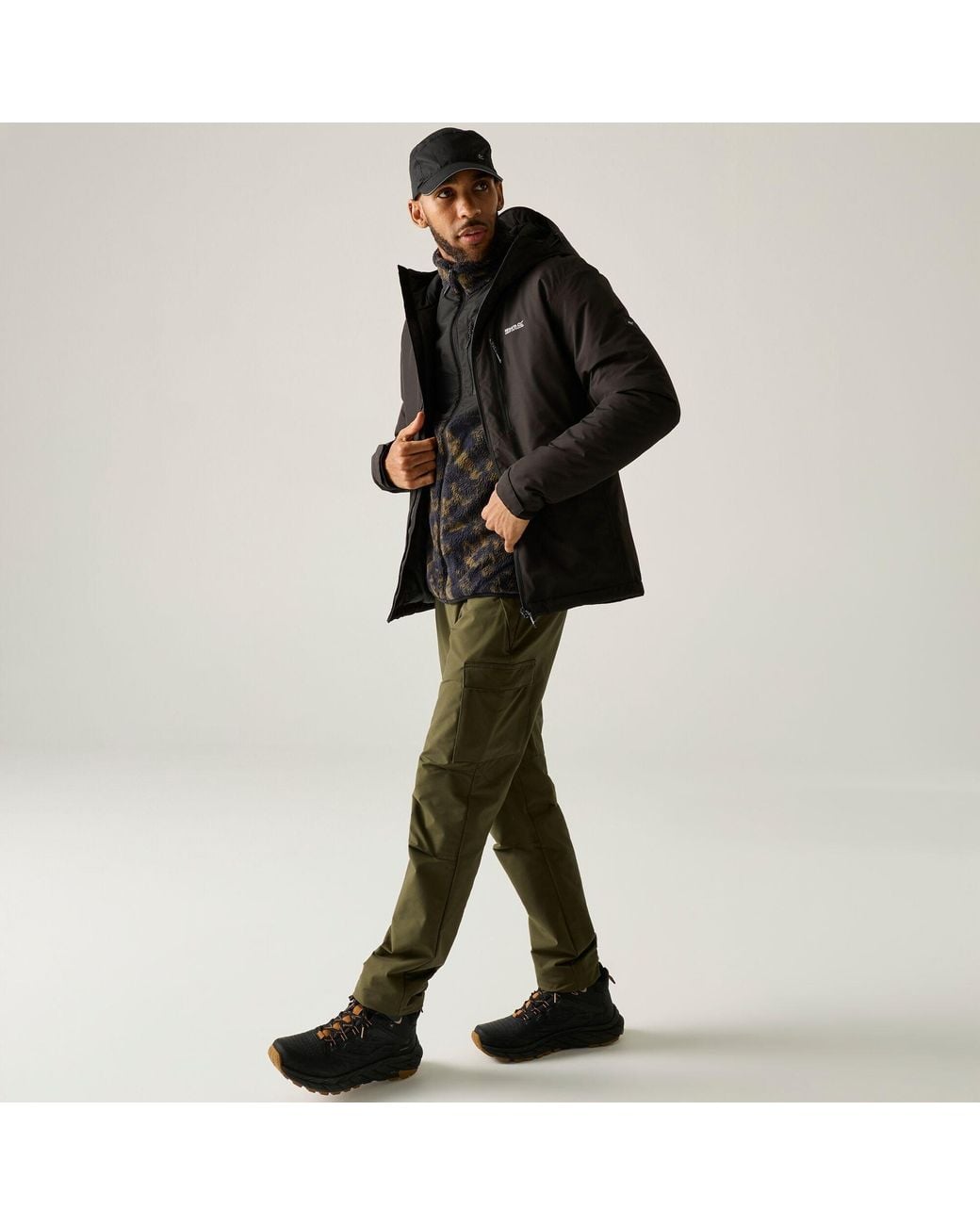 Regatta Black Allston Waterproof Jacket for men