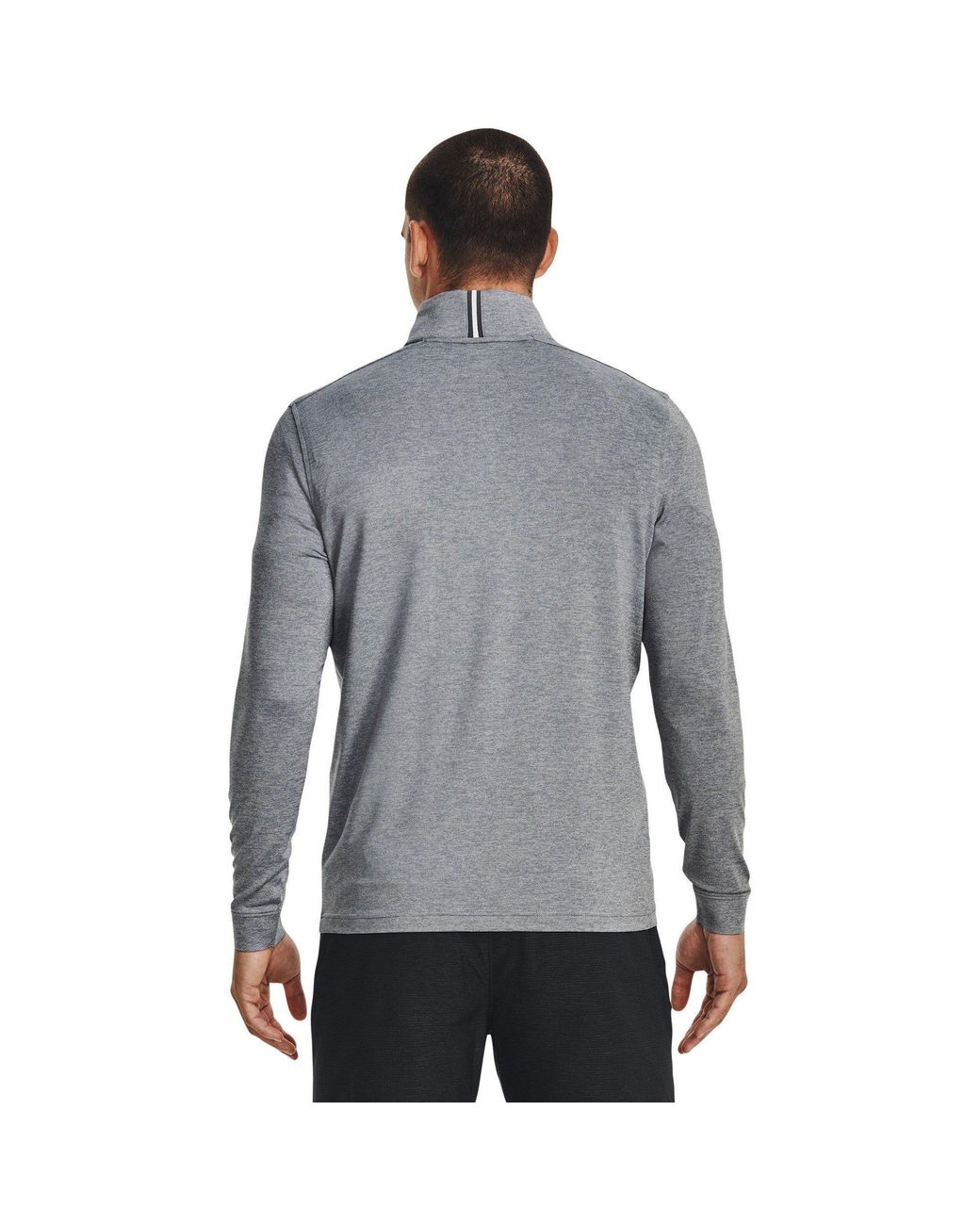 Under Armour Gray Match Play ¼ Zip for men