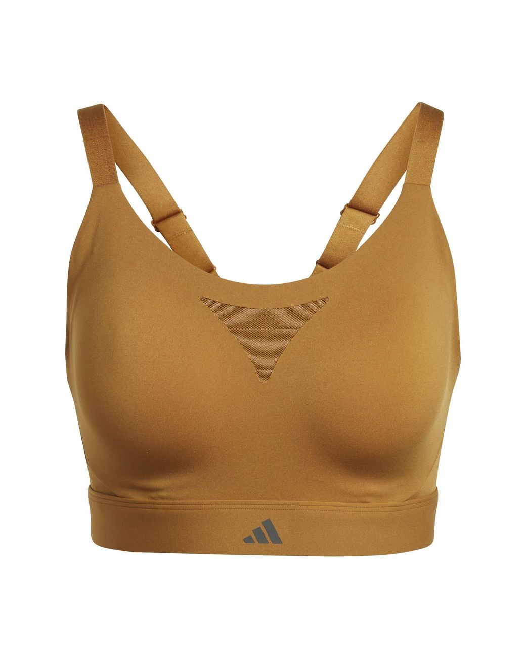Adidas Brown Tailored Training High-Support Bra