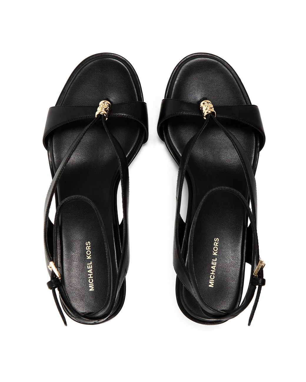 MICHAEL Michael Kors Black Cherie Heeled Sandals