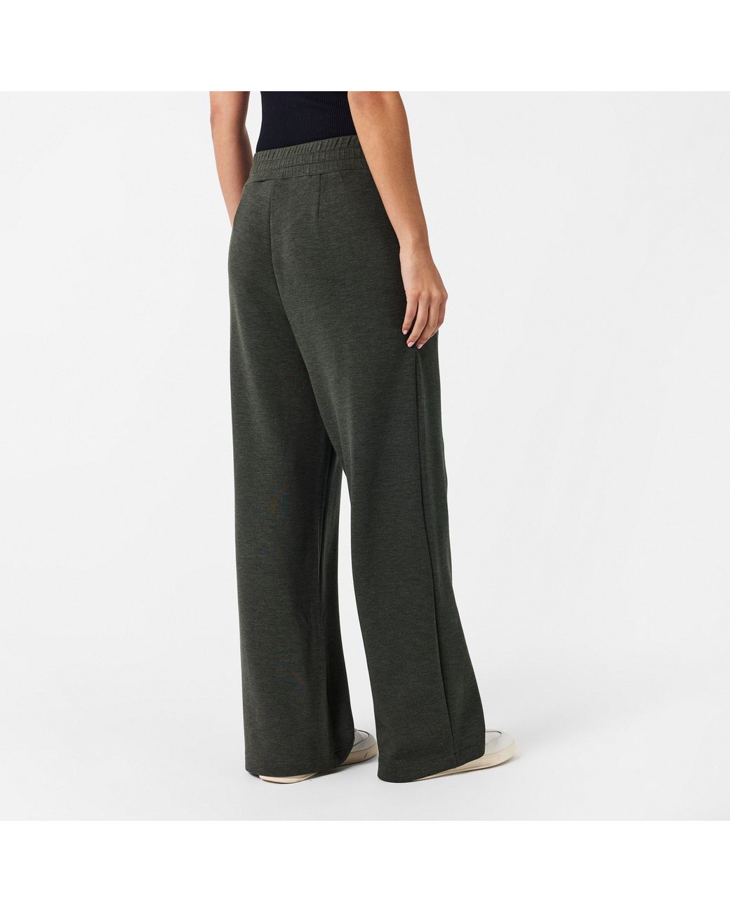 Varley Gray Wide Open Hem Fleece Joggers