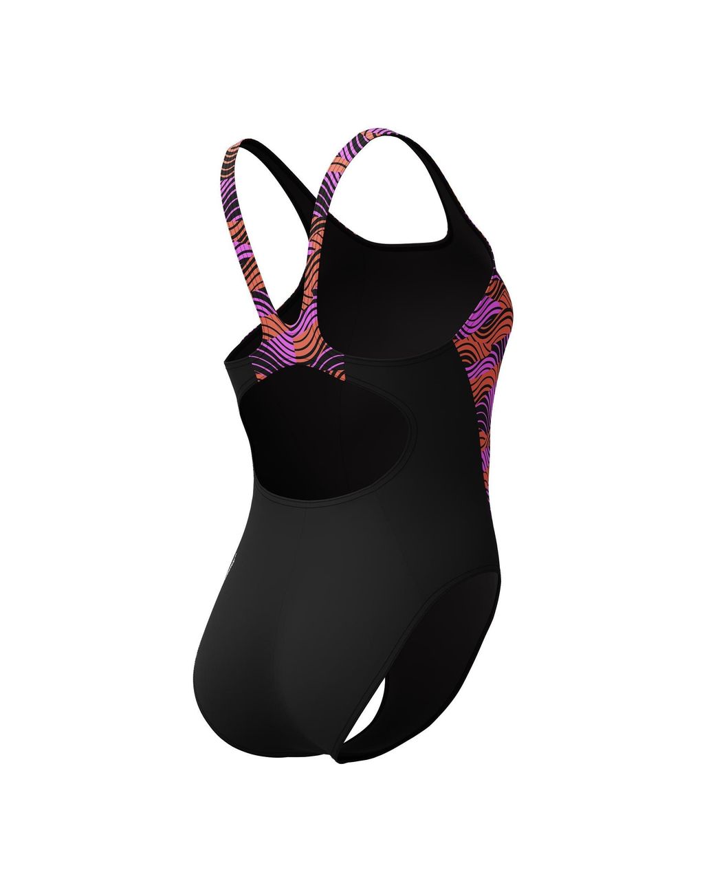Speedo Black Hb Splice One Piece Swimsuit