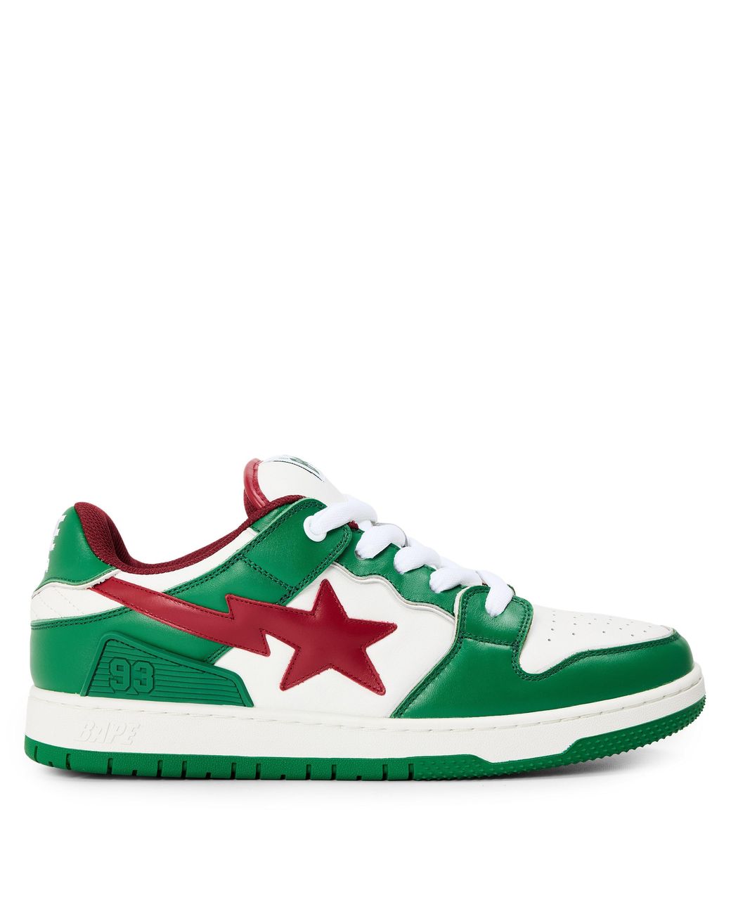 A Bathing Ape Green Bape Sta Low-Top Trainers for men