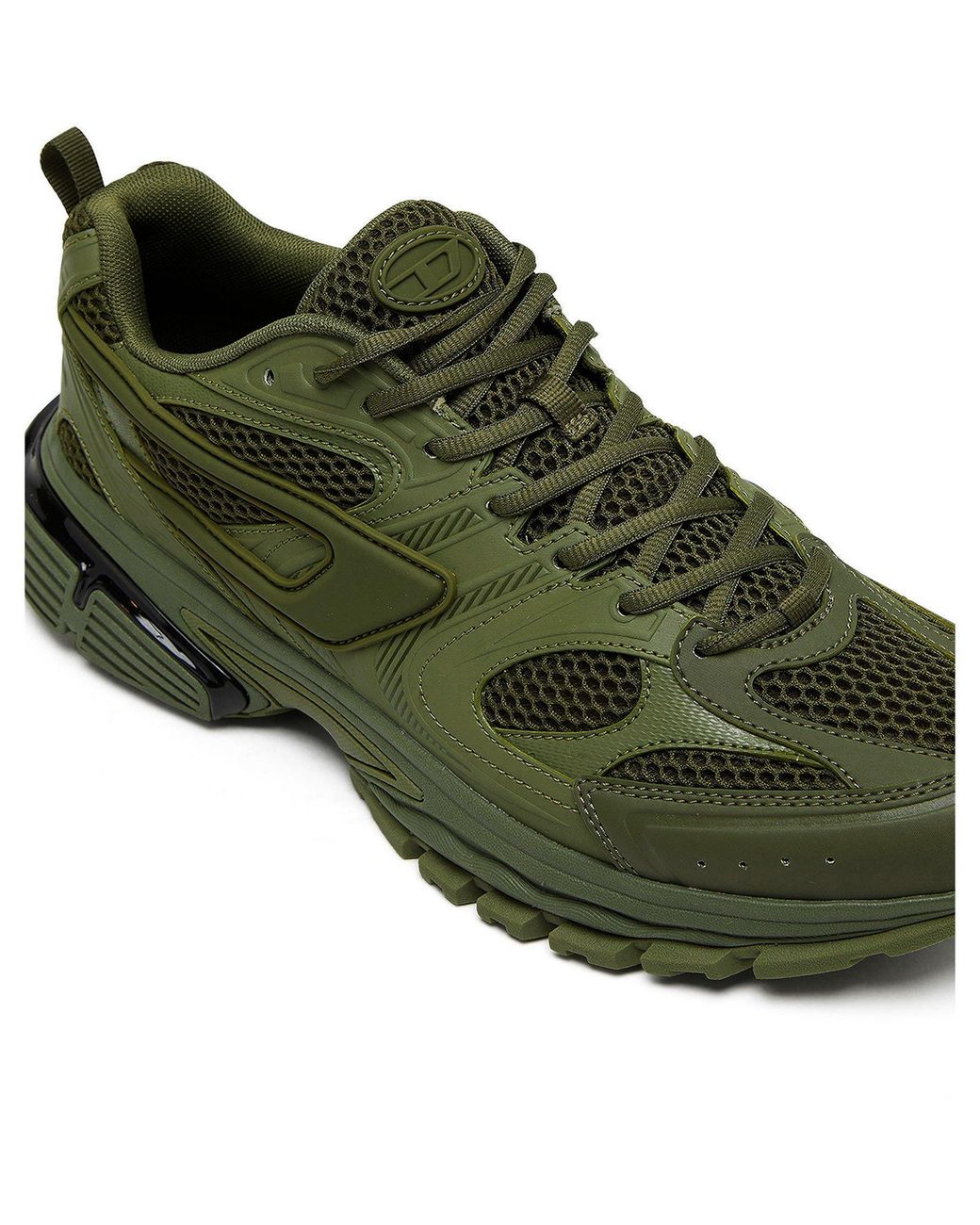 DIESEL Green Oversized Chunky Trainers for men
