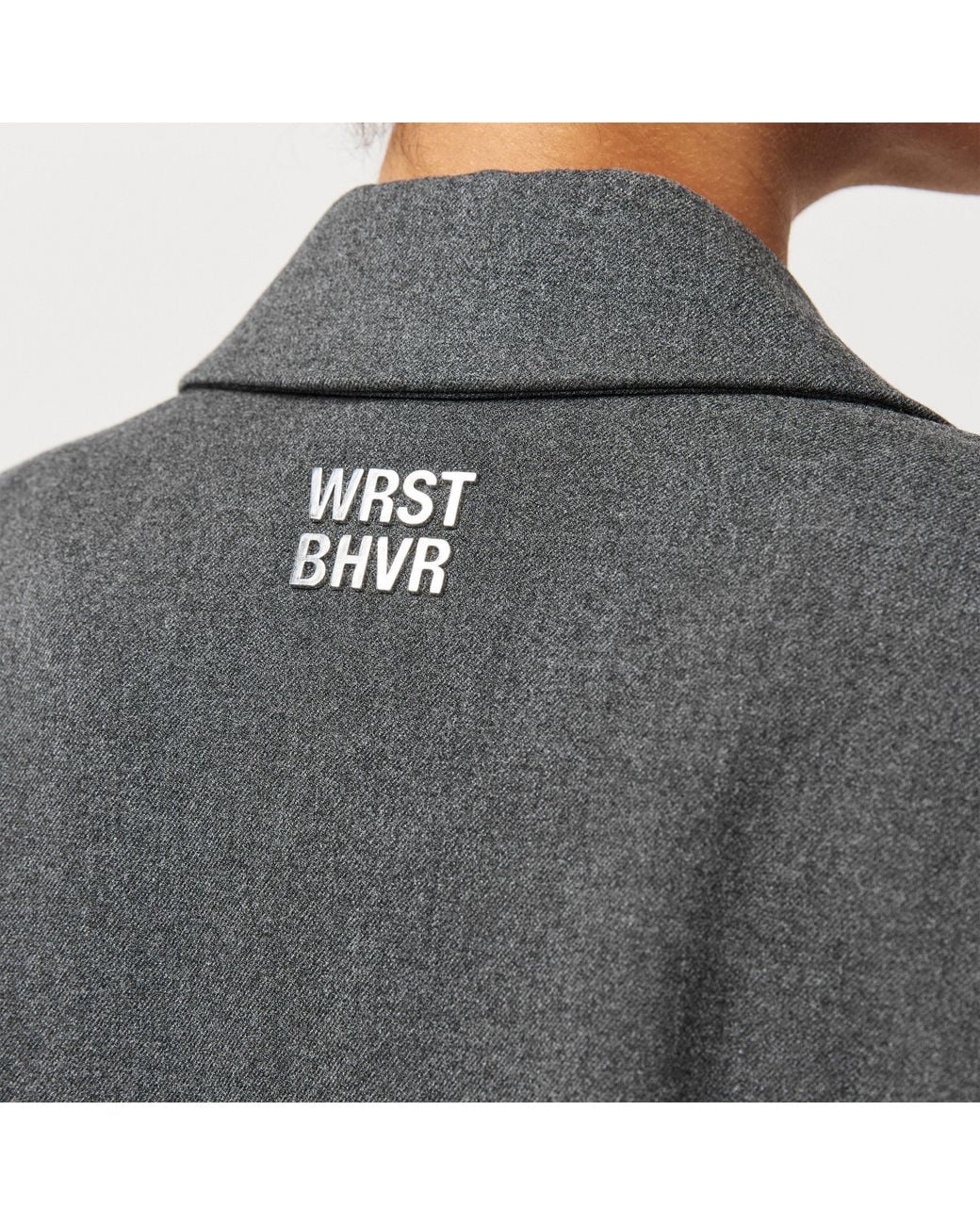 WRSTBHVR Gray Tailored Blazer