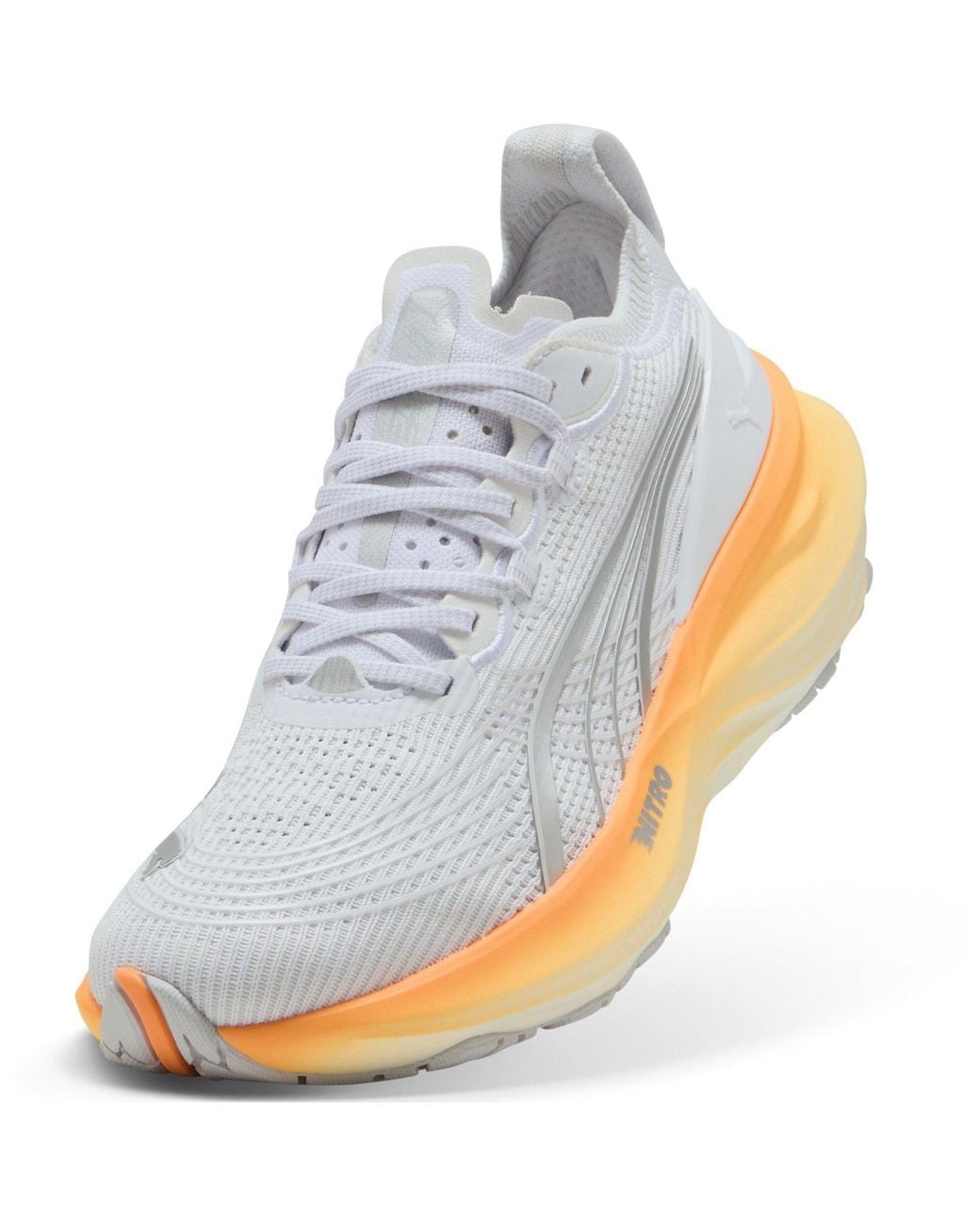 PUMA White Foreverrun Nitro 2 Wn Road Running Shoes