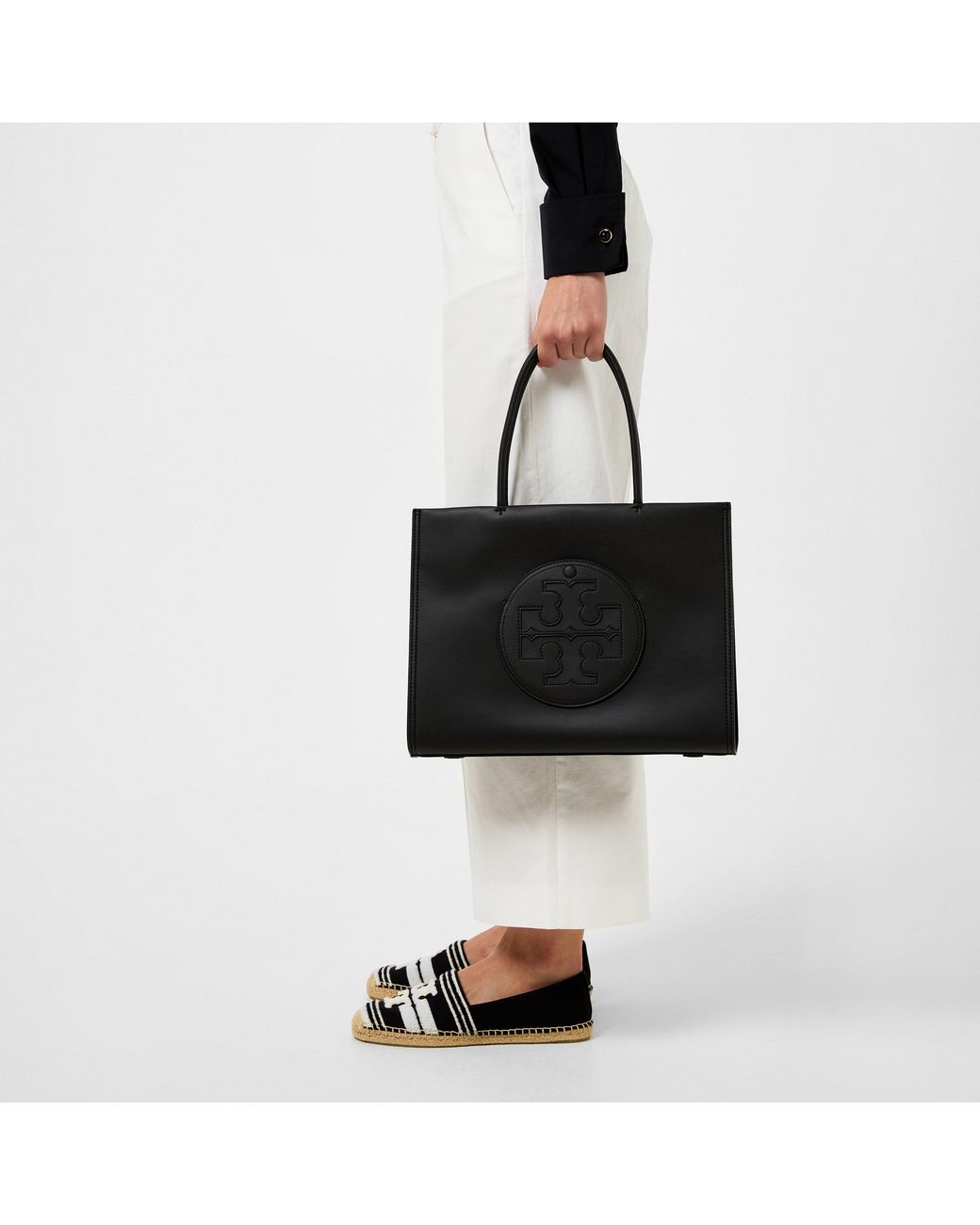Tory Burch Black Ella Tote Bag