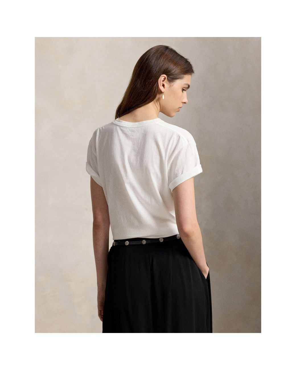 Polo Ralph Lauren White Graphic T-Shirt