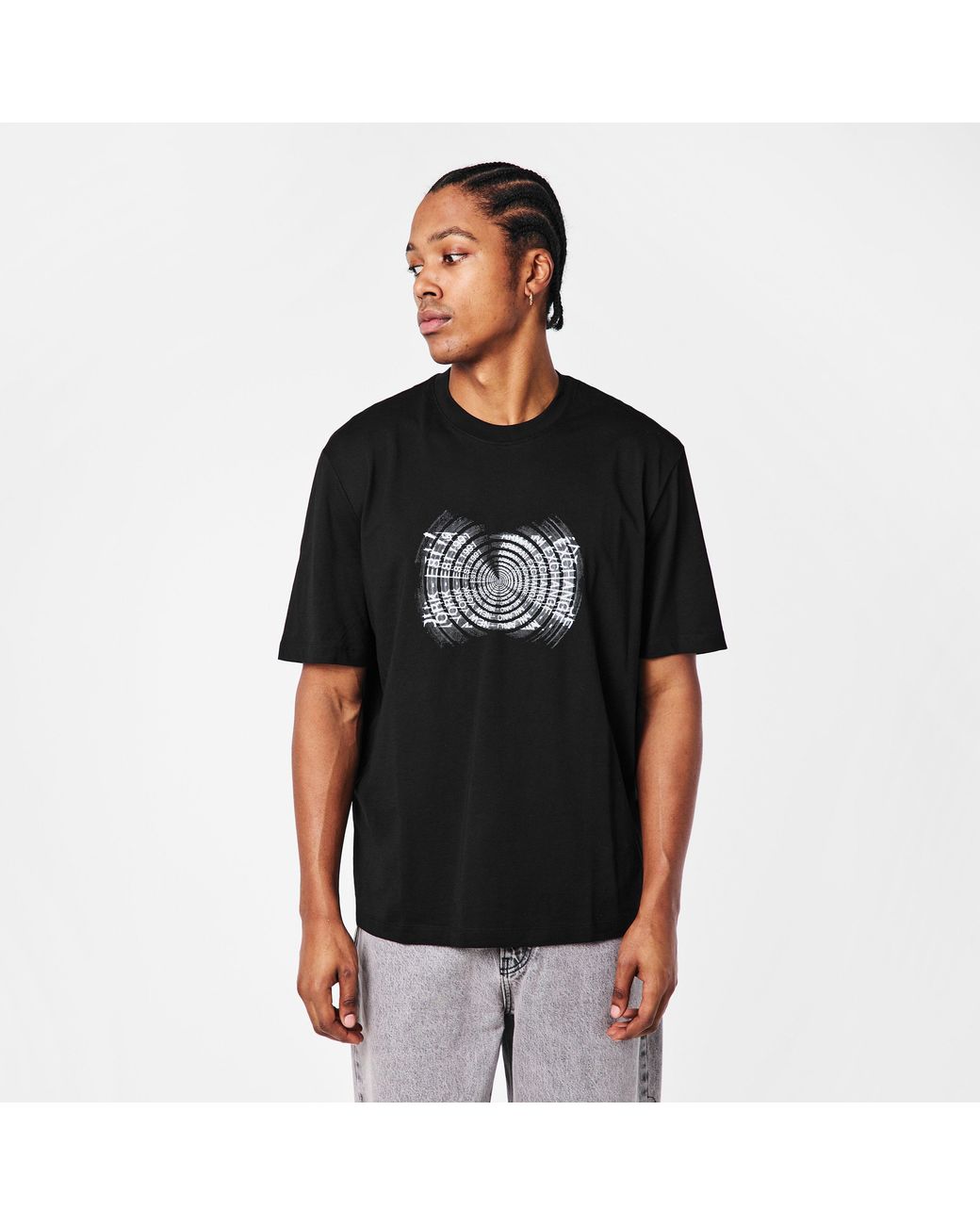 ARMANI EXCHANGE Black T-Shirt for men