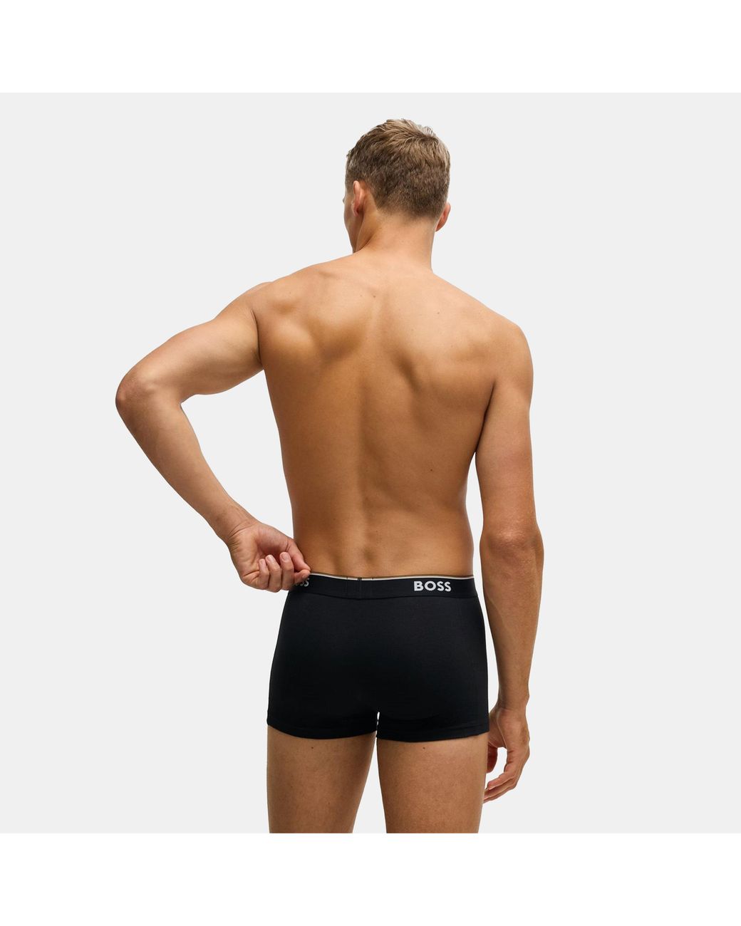 Boss Black Bodywear 3-Pack Boxer Shorts With Logo Detail for men