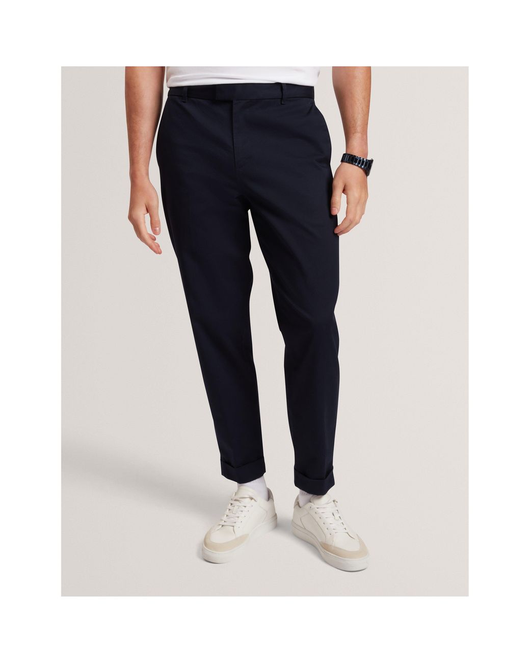 Ted Baker Blue Tapered Trousers for men