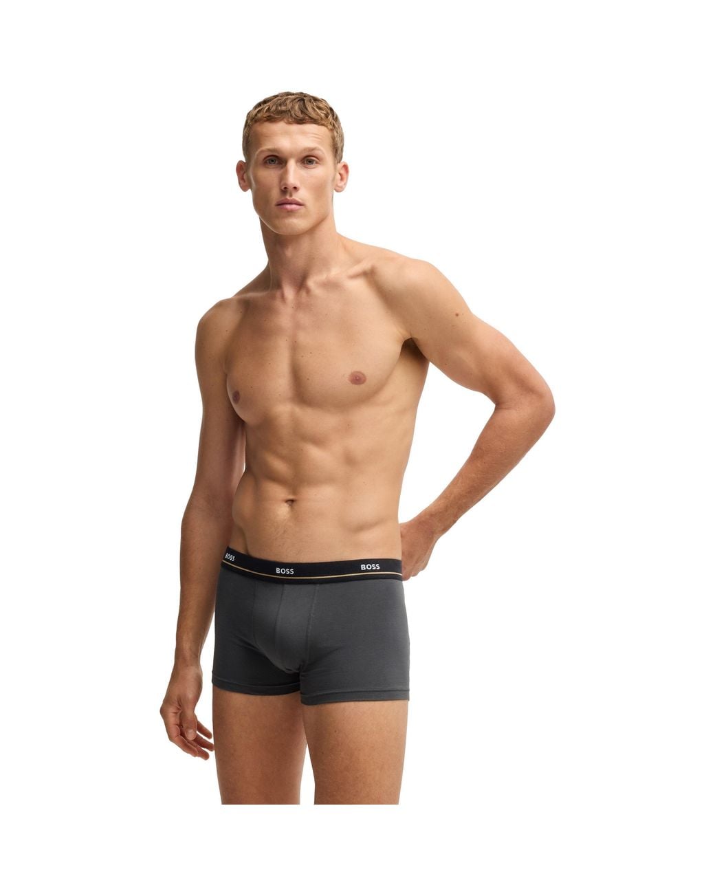 Boss Black Essential Soft-Touch Trunks for men