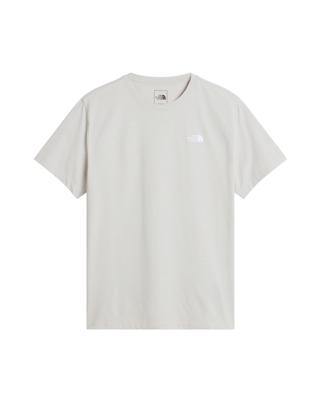 The North Face White Regular Fit Simple Dome T-Shirt for men