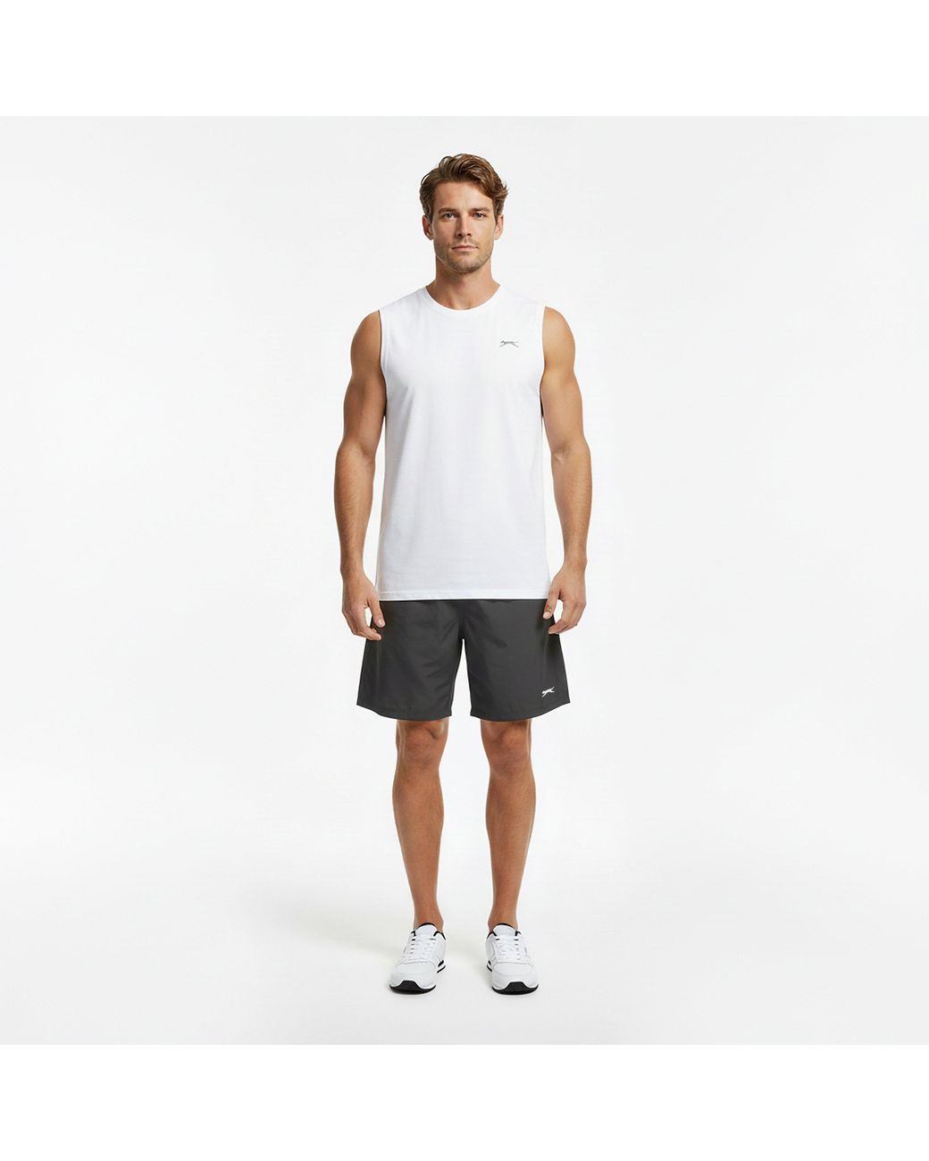 Slazenger 1881 Gray Woven Shorts for men