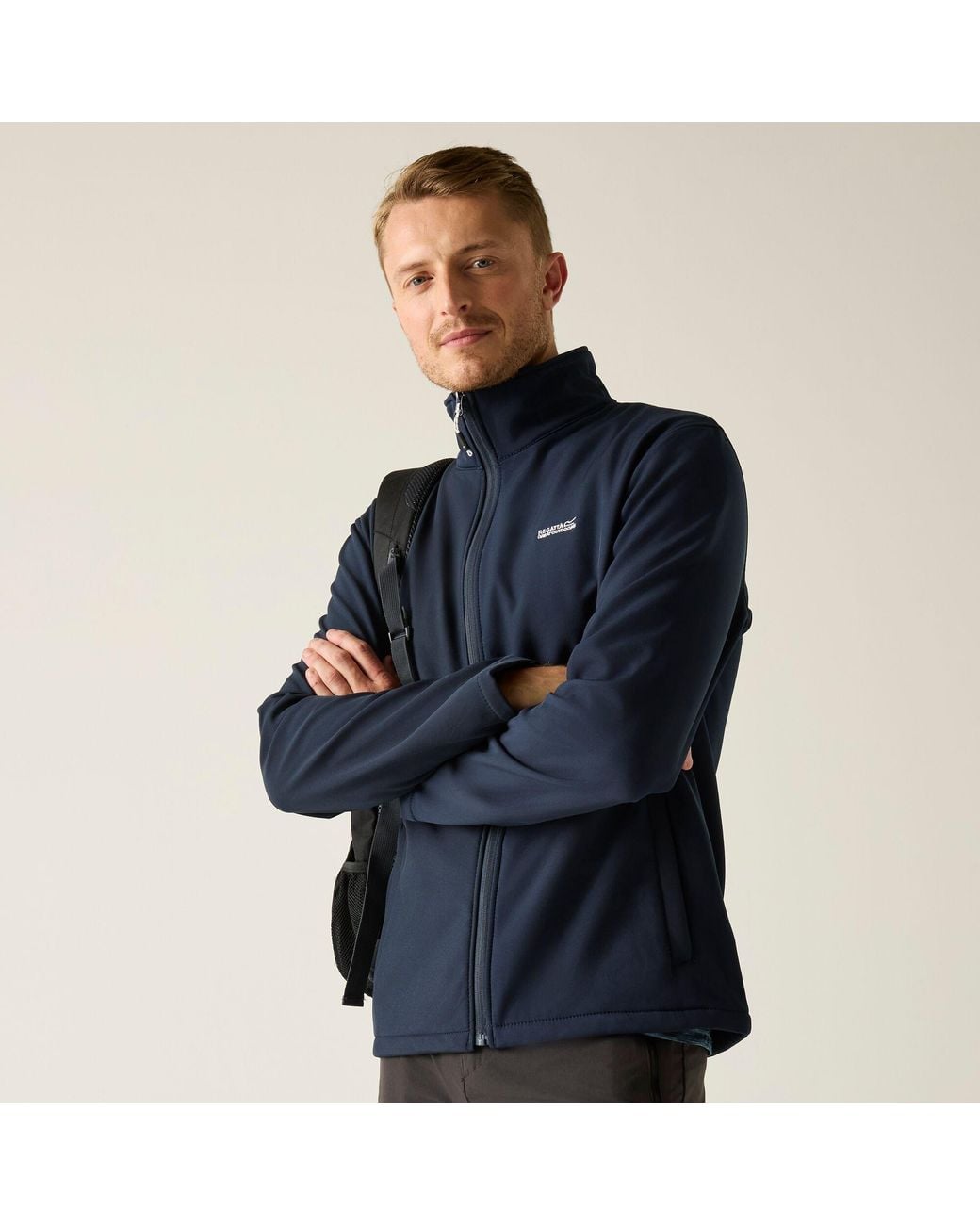 Regatta Blue Cera V Softshell Midlayer for men