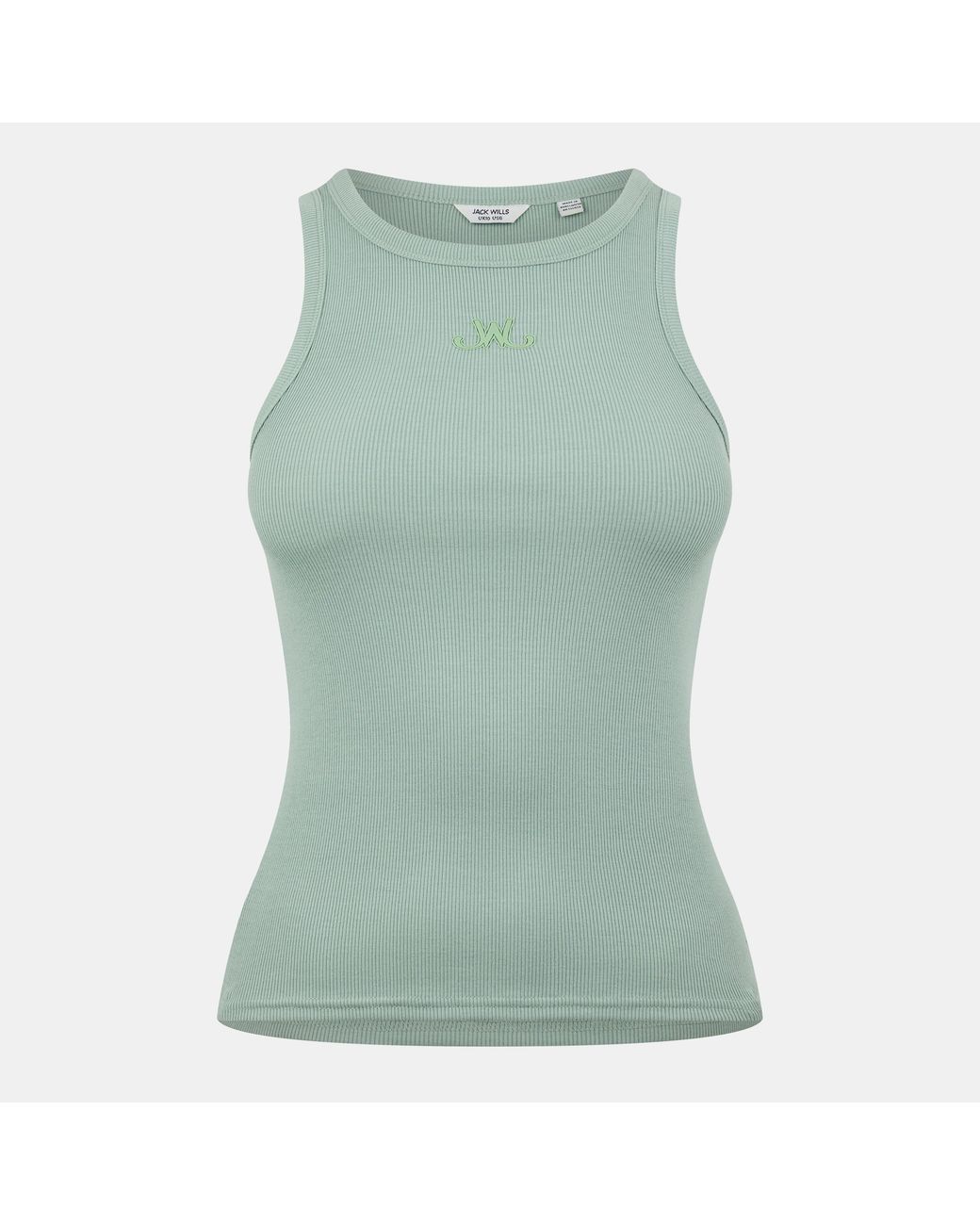 Jack Wills Green Racerback Vest
