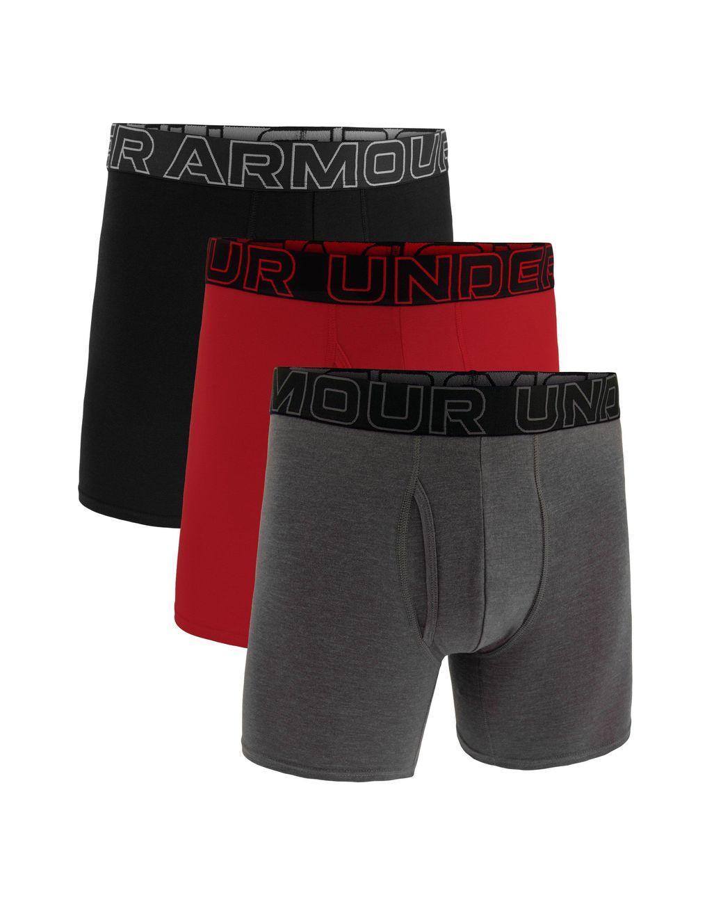 Under Armour Black Logo Boxers 3-Pack for men