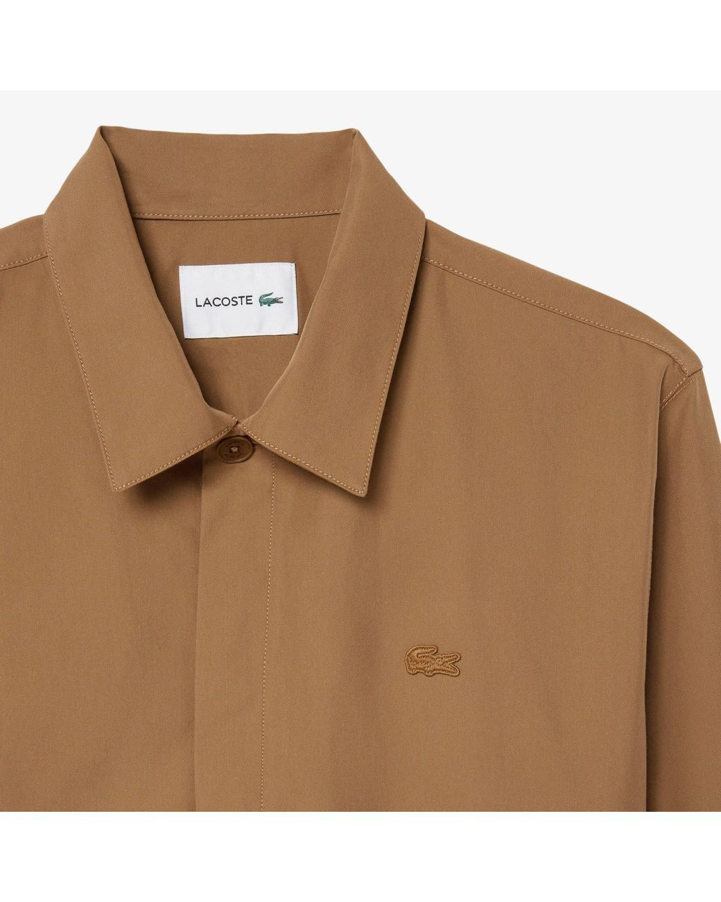 Lacoste Brown Overshirt Sn64 for men