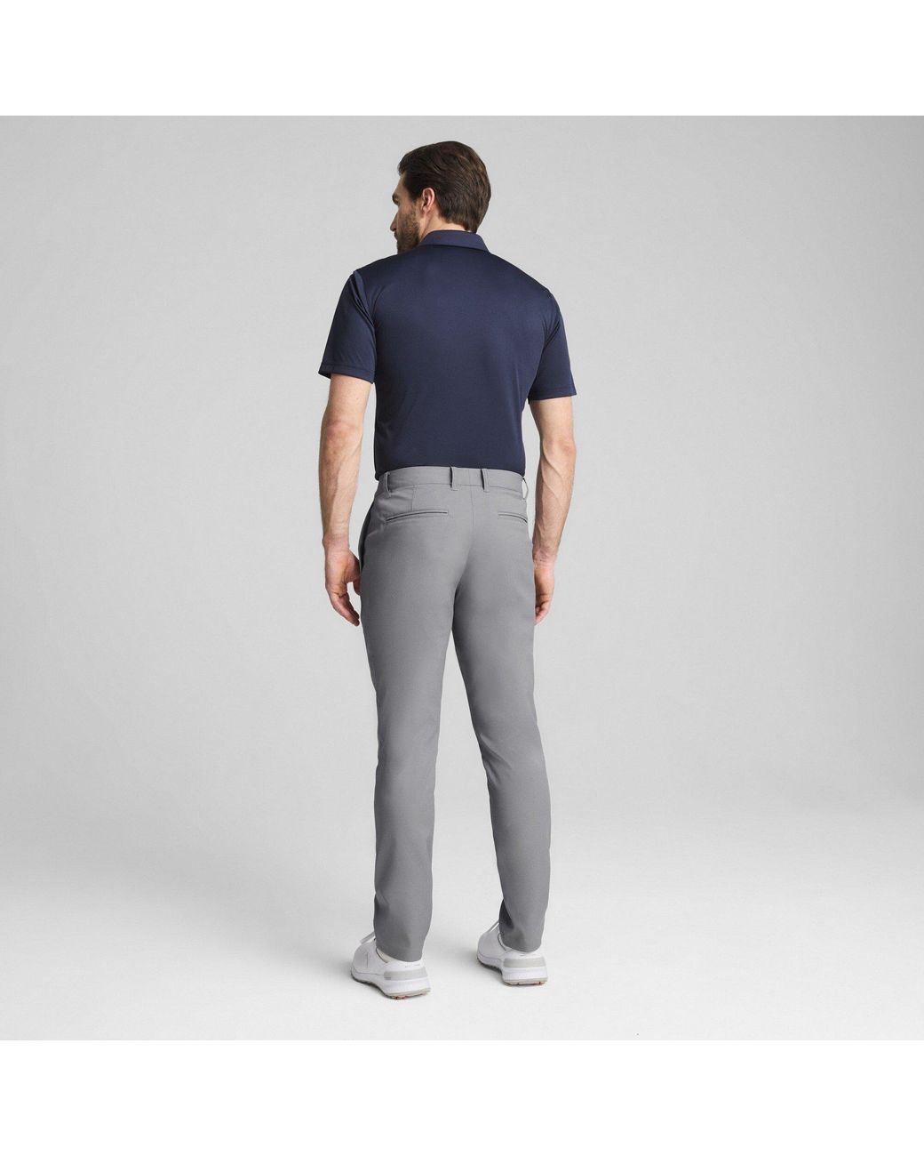PUMA Gray Dealer Tailored Pant Golf Trouser for men