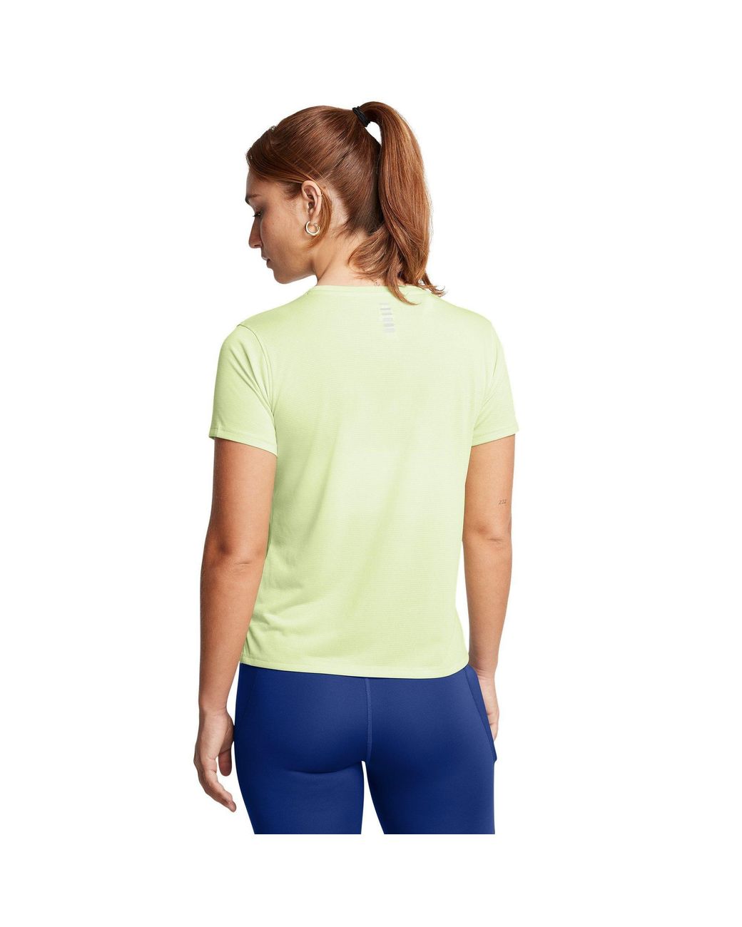 Under Armour Yellow Streaker Ss Running Top