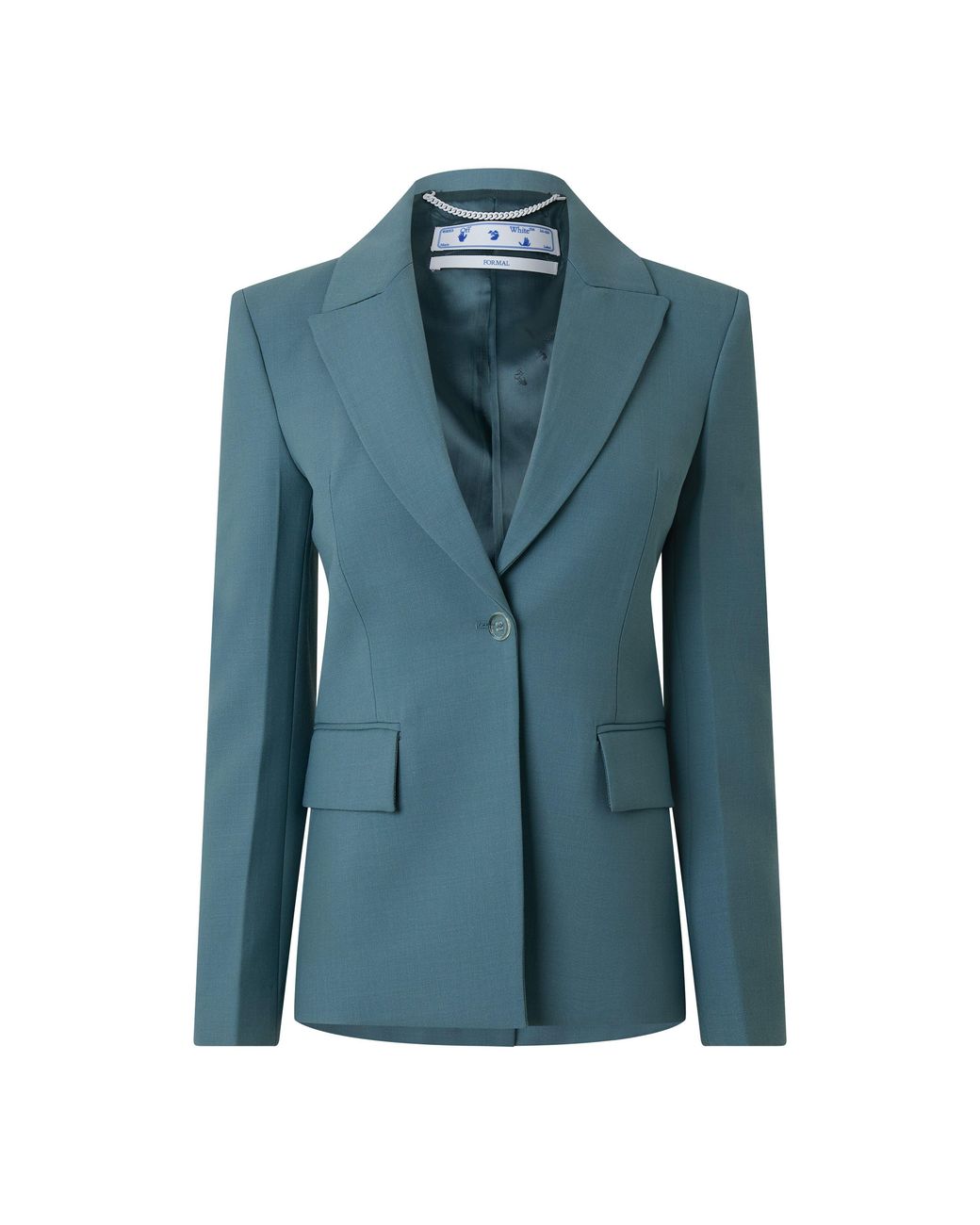 Off-White c/o Virgil Abloh Blue Suit Jacket