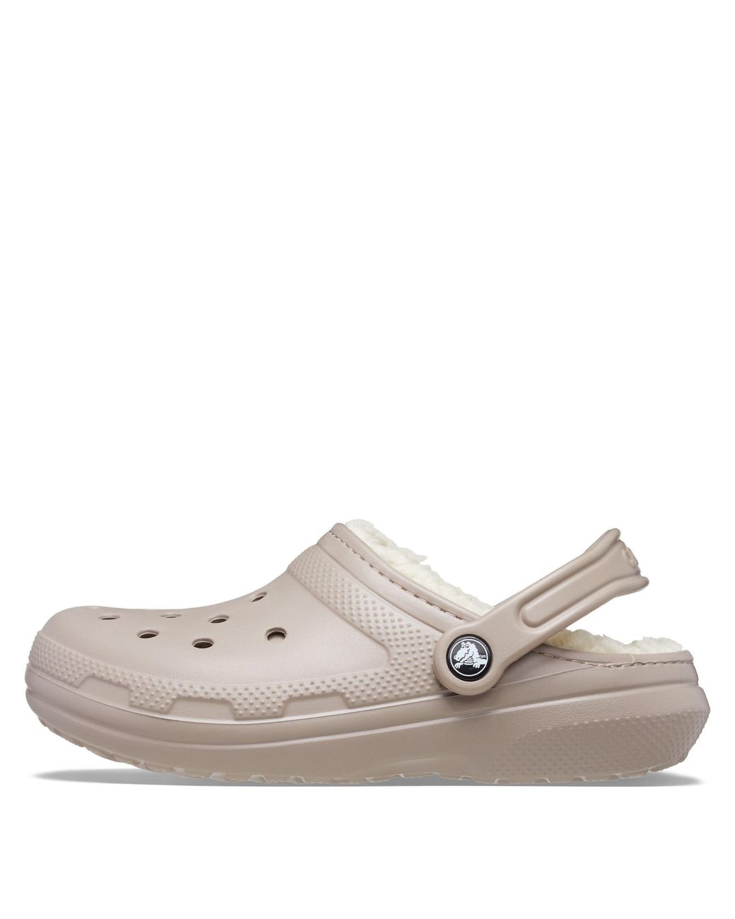 CROCSTM Natural Classic Lined Mule Slippers