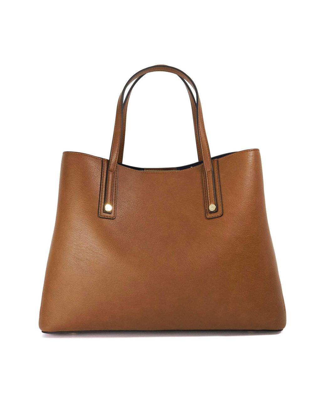 Dune Brown Dominant Satchel Bag
